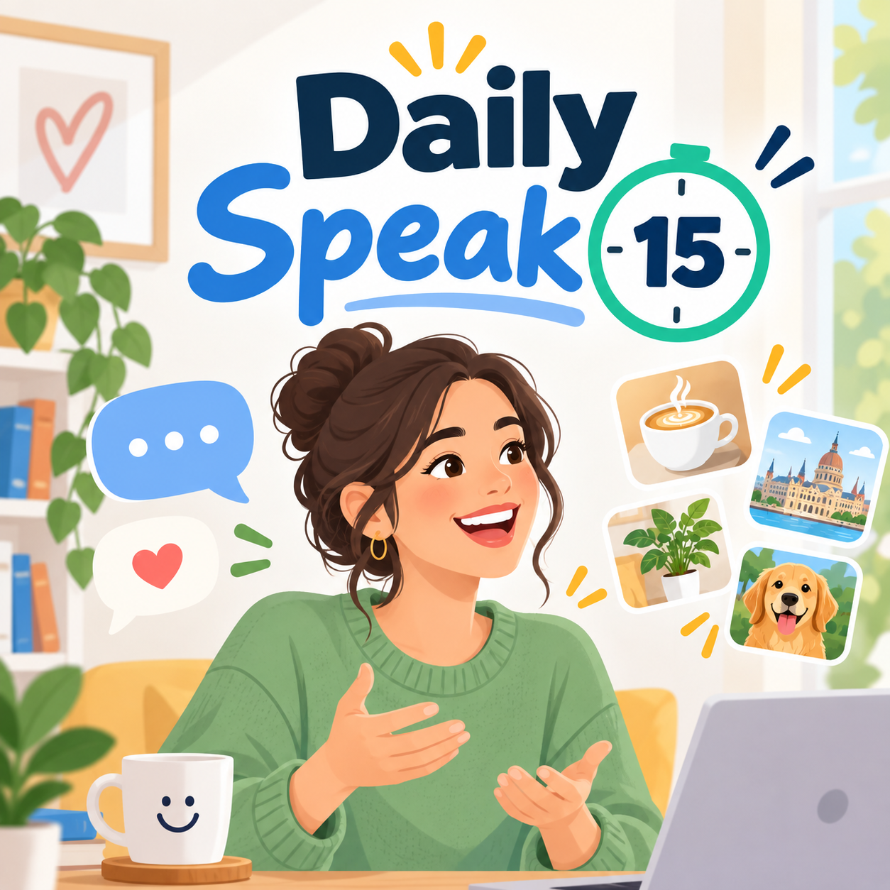Daily Speak 15 — 每天 15 分鐘用英文聊天